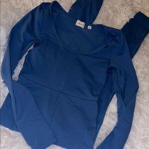 WILFRED Fitted Blue Long Sleeve jumpsuit